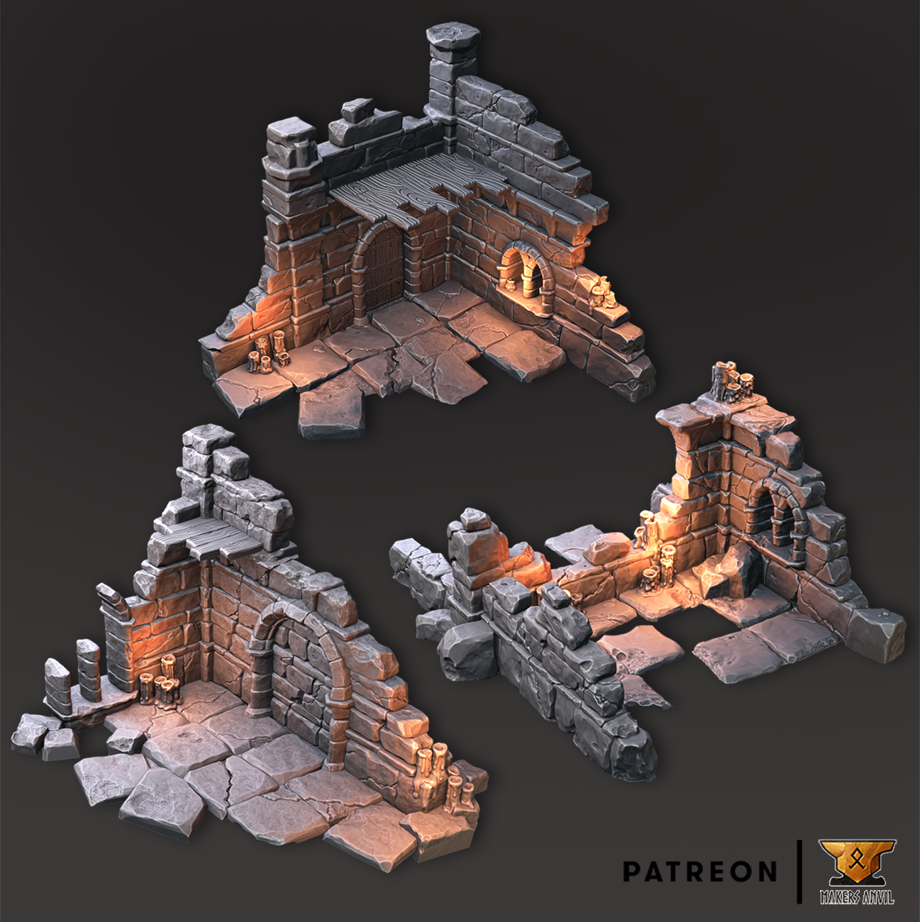 Ruins of Whispers: Ruined Buildings